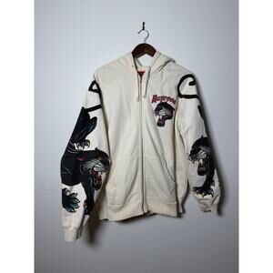 Supreme Panther Zip Up Hooded Sweatshirt